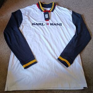 Karl Kani Retro Rugby LS Men's Shirt Size XL NWT